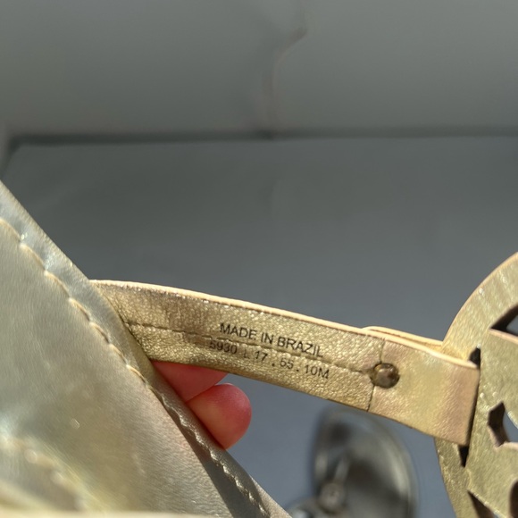 Tory Burch Metallic Sandals - Picture 6 of 6